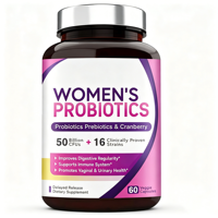 Prix de gros usine : Complément alimentaire pour femmes – Capsules de probiotiques et prébiotiques avec canneberge pour le soutien de la santé féminine