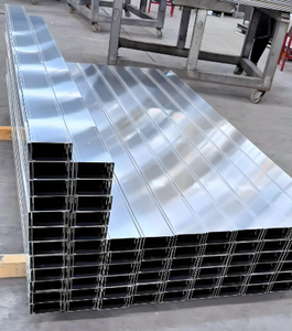Plateau à câbles en <span class=keywords><strong>acier</strong></span> galvanisé à chaud, perforé, type échelle, pour support de câblage électrique - Product Image 3