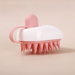 Pettine doccia in plastica di forma ovale per un'efficace esfoliazione e toelettatura dei capelli - Product Image 4