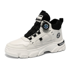 Nouvelle Arrivée : Baskets Plateformes Tendance pour Hommes, Style Chelsea, à Lacets, Chaussures Décontractées Montantes pour l'Automne - Product Image 5