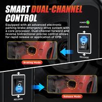 Outil de déverrouillage et de réinitialisation des freins 10V~14V DC, Outil électronique pour frein de stationnement, Outil de service d'urgence, Outil pour étrier de frein