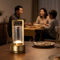 Stufenlos dimmbare LED-Tischlampe mit Fernbedienung, 3000K-6000K, USB-betrieben, tragbar für Schlafzimmer, Esszimmer, Bar, Outdoor und Camping