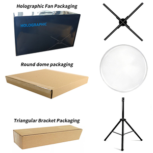 Ventilador LED con Pantalla Holográfica <span class=keywords><strong>3D</strong></span> de 42 cm, 50 cm, 65 cm, 80 cm, 100 cm, Equipo Holográfico <span class=keywords><strong>3D</strong></span> <span class=keywords><strong>para</strong></span> Publicidad Exterior - Product Image 3