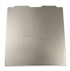 2PC Kit 820x820mm PEI Build Plate No Gaps Integrated Textured Spring Steel Sheet PLA Bassen 3D for OrangeStorm Giga Large 3D