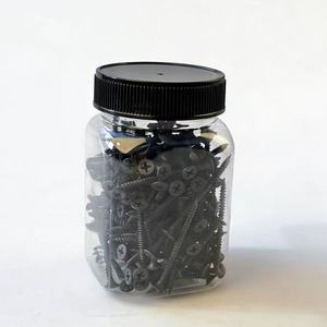 Vis à cloison sèche en phosphate noir à filetage fin, 150 pièces, vis galvanisées pour plaques de plâtre, vis pour aggloméré et bois - Product Image 4