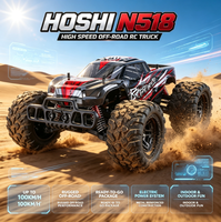 Voiture RC HOSHI N518 4x4, vitesse de 100 km/h, échelle 1/8, monster truck brushless haute vitesse, télécommande longue portée de 200 m, voiture de course et de drift