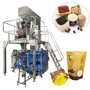 Horizontal Packing Machine Manufacturers Coffee Beans Granule Premade Zipper Bag Doypack Packaging Machines