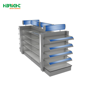 Étagère Gondola Highbright Island avec Boîte à Lumière LED et Étagères Inclinées - Product Image 4