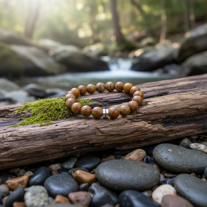 Natural Stone Jasper Stone <b>Beaded</b> <b>Bracelet</b> - Product Image 3