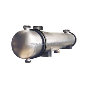 High Quality SUS304 Stainless Steel Steam Condenser Shell and Tube Heat Exchanger for food industry