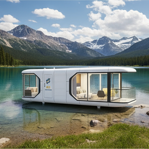 Unidad de Vivienda Modular Apilable y Expandible con Estructura de Acero Impermeable para la Construcción de Hoteles o Complejos <span class=keywords><strong>Residenciales</strong></span> - Product Image 1