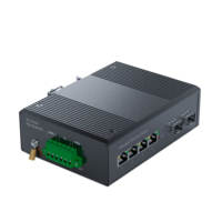Switch Ethernet Gigabit Industrial de 4 Puertos RJ45, 2 SFP, 12G, Backplane, Sin Administración, IP40