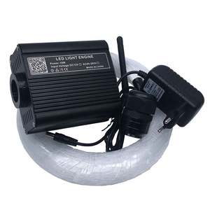 Kit de source lumineuse LED RGBW intelligente à fibre optique en aluminium, contrôlé par application, indice de protection IP33, garantie de 2 ans, modes d'éclairage multiples - Product Image 1