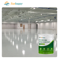 Peinture époxy sans solvant et inodore, revêtement en résine à faible teneur en COV de qualité alimentaire pour surfaces intérieures d'hôpitaux, d'écoles et de cuisines