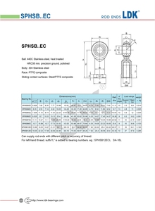 LDK mantenimiento SPHSB10EC rosca hembra pulgadas varilla de acero inoxidable termina para panel Solar - Product Image 3