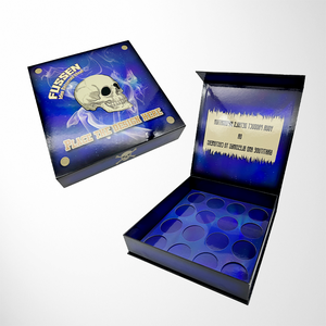 Boîte en carton rigide argentée de luxe avec logo personnalisé TIANJIN FUSSEN pour pot, <span class=keywords><strong>emballage</strong></span> magnétique, verre, confiture, épices, bougie, impression numérique - Product Image 2