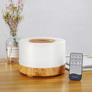 Wood Grain Electric Ultrasonic Home Aroma Diffuser Cool Mist Wood Grain Essential Oil Aroma Diffuser For Home