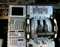 Kit complet de panneau de commande de poussée pour poste de pilotage auto-construit, avec matériel combiné MCDU ECAM et radar météo