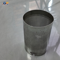 Malla filtrante de acero inoxidable 316 resistente a la sal para tratamiento de aguas residuales costeras y acuicultura marina, malla filtrante, lámina metálica perforada