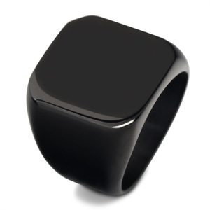 Anillos de Moda Geométricos Cuadrados de 18 mm, Acero Inoxidable 304, Acero Titanio, Joyería para Regalo - Product Image 3