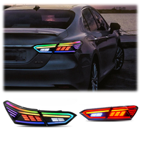 Ensemble de feux arrière RGB de haute qualité pour Toyota Camry 2018-2024, feux arrière LED, clignotants dynamiques, commande par application