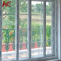 Utilisation industrielle d'entrepôt d'usine Fenêtre coulissante en PVC/UPVC à usage intensif Fenêtre coulissante de sécurité antirouille