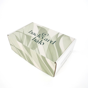 Boîte d'expédition pliante en carton ondulé de haute qualité <span class=keywords><strong>et</strong></span> personnalisée, écologique, pour l'emballage de vêtements - Product Image 2