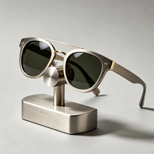 Factory CNC Milling Turning Parts Stainless Steel Candle Holder Stand Aluminum <b>Copper</b> Brass Eyewear Display Stand Glasses Holder - Product Image 1