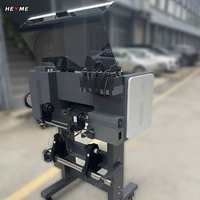 Heyme A3 Uv Dtf Impresora Cristal Etiqueta Impresión Uv Impresora Rollo a rollo Transferencia de calor Dtf Máquina