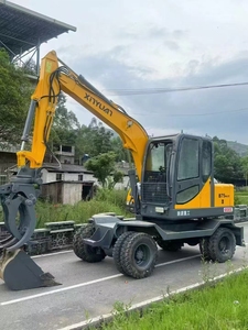 Mini excavadora de orugas con motor EPA de 3,5 toneladas, excavadora hidráulica de 1 tonelada y 2 toneladas, excavadora de ruedas usada para la venta - Product Image 5