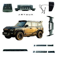 Accessoires Jetour T2 2025 2026 : Kit de carrosserie, accessoires intérieurs et extérieurs, barres de toit, échelle pliante tout-terrain, boîte latérale