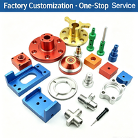 Pièces en aluminium CNC de haute précision sur mesure, composants usinés et tournés anodisés couleur sablée, usine de fabrication OEM en Chine