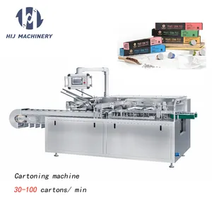 Automatic Horizontal Box Packer Cartoning Machine for Food/Bottle/Bag/Carton Packing Packaging Machine Factory Price