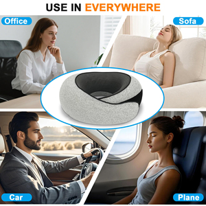 Almohada de Viaje para Dormir en el Avión, Almohada Cervical de Espuma Viscoelástica para Viajar - Product Image 6