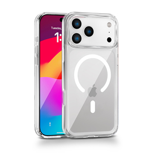 <span class=keywords><strong>Coque</strong></span> de téléphone ATB 2,5 mm magnétique antichoc et étanche pour <span class=keywords><strong>iPhone</strong></span> 17, en TPU transparent et PC, anti-rayures, compatible avec la recharge magnétique - Product Image 1