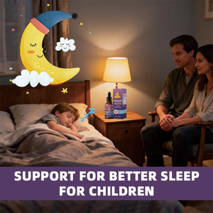 En Stock Gotas <span class=keywords><strong>de</strong></span> Magnesio Complejo para Niños Sabor Fresa Natural <span class=keywords><strong>L</strong></span>-Teanina Omega 3 Vitamina B6 D3 Mejor Apoyo para Dormir <span class=keywords><strong>60ML</strong></span> - Product Image 2