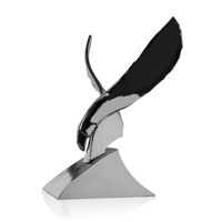 Statue d'aigle en métal doré de haute qualité pour cadeau Souvenir de remise de prix
