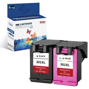 <span class=keywords><strong>Cartouche</strong></span> d'encre Befon HP 301XL, lot de 2, noir et tricolore, CH563EE CH564EE, haute capacité, pour <span class=keywords><strong>DeskJet</strong></span> 2540 <span class=keywords><strong>3050</strong></span> Envy 4500 OfficeJet 4630 - Product Image 2