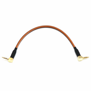 Câble spiralé à ressort 3.5mm TRRS vers TRRS 10CM pour clavier divisé RODE Sc7 par <span class=keywords><strong>VIDEOMIC</strong></span> GO Vidéo Micro-type Micros Câbles de cordon audio - Product Image 4