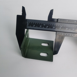 Wall <b>Mount</b> Bracket 80x50mm Precision Stamped Steel Powder Coated Hardware Connector Nonstandard Customizable - Product Image 3