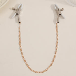 Jouets sexuels pour couples, pinces à tétons réglables pour adultes, pinces à tétons non-percées, clip pour le sein, produit érotique - Product Image 3