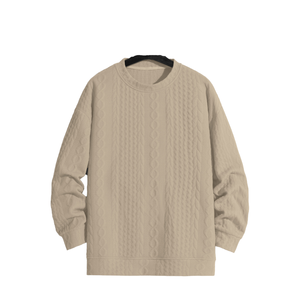 <b>Women's</b> Fashion Breathable <b>Hoodie</b> Autumn Winter Sweatshirt with Solid Color and Textured Loose Drop-Shoulder Versatile Style - Product Image 4