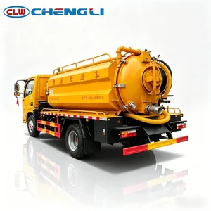 รถดูดสิ่งปฏิกูลแบบเจ็ท Dongfeng Small Duolika 6 ลูกบาศก์เมตร แบบเตี้ย สำหรับงานใต้ดิน 4x2 - Product Image 5