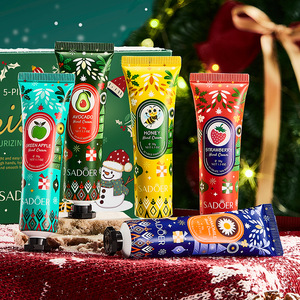 Coffret de crème pour les mains Xingfu, cadeau de Noël, hydratant, nourrissant, parfum fruité et rose, pour les mains sèches, soin quotidien en hiver - Product Image 2