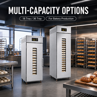 Armoire de Fermentation Professionnelle avec Roues pour Pâtisserie, 18 Plateaux, Écologique, pour Croissants et Activation de Levure