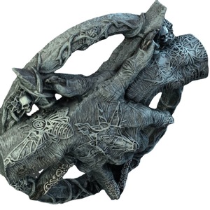 Witt Nuevo producto-Pieza colgante de pared de cuerno de mano del diablo-Artesanía de resina-Colgante tribal nativo americano-Atrapasueños - Product Image 5