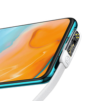 USAMS kabel pengisi daya ponsel, baru 100W disesuaikan kepang Data Tipe C ke tipe-c pengisian cepat kabel Usb C PD 100W