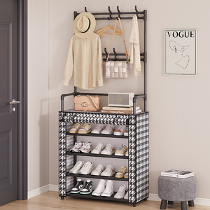 Armario sencillo multicapa para zapatos, puerta a prueba <span class=keywords><strong>de</strong></span> polvo, sala <span class=keywords><strong>de</strong></span> estar integrado para estante <span class=keywords><strong>de</strong></span> almacenamiento, hogar, dormitorio, multifuncional - Product Image 1