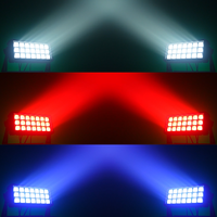 Luz LED RGBWA UV 6 en 1 de 21x12W, Resistente al Agua, para Exteriores, Escenarios, DJ, Iluminación de Fondo, DMX512, para Discotecas, Bodas, Fiestas, Bares