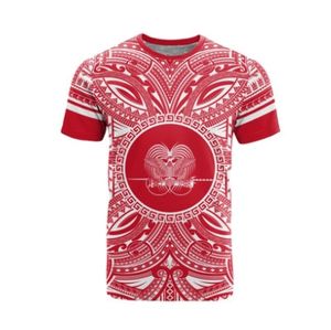 Papua New Guinea <span class=keywords><strong>T</strong></span> <span class=keywords><strong>Shirt</strong></span> PNG bandiera Chimbu provincia bandiera personalizzata PNG colore rosso nero <span class=keywords><strong>T</strong></span>-<span class=keywords><strong>Shirt</strong></span> estate maglietta stampa sublimazione - Product Image 4